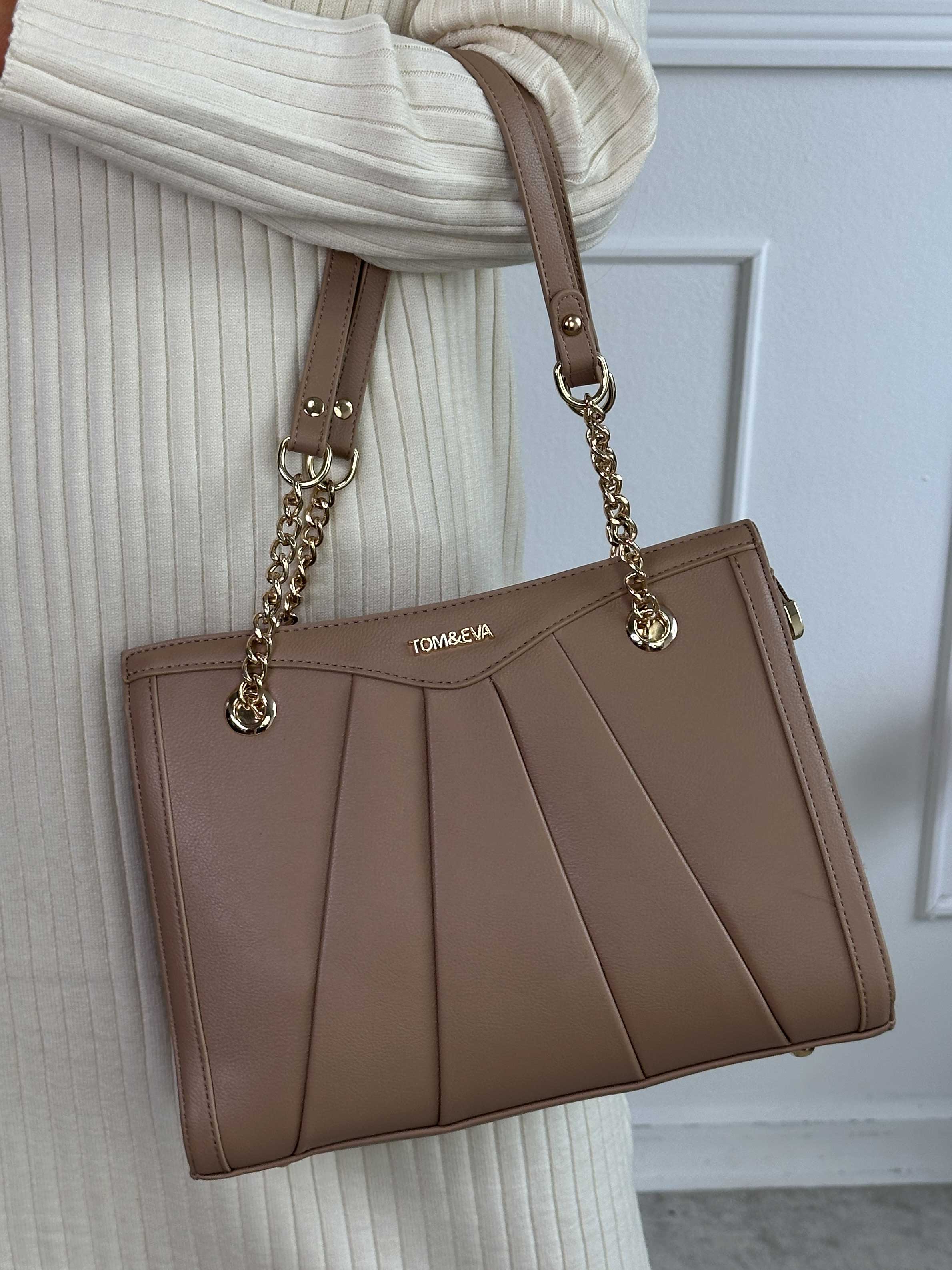 Sigun - Skuldertaske med medfølgende rem til crossbody